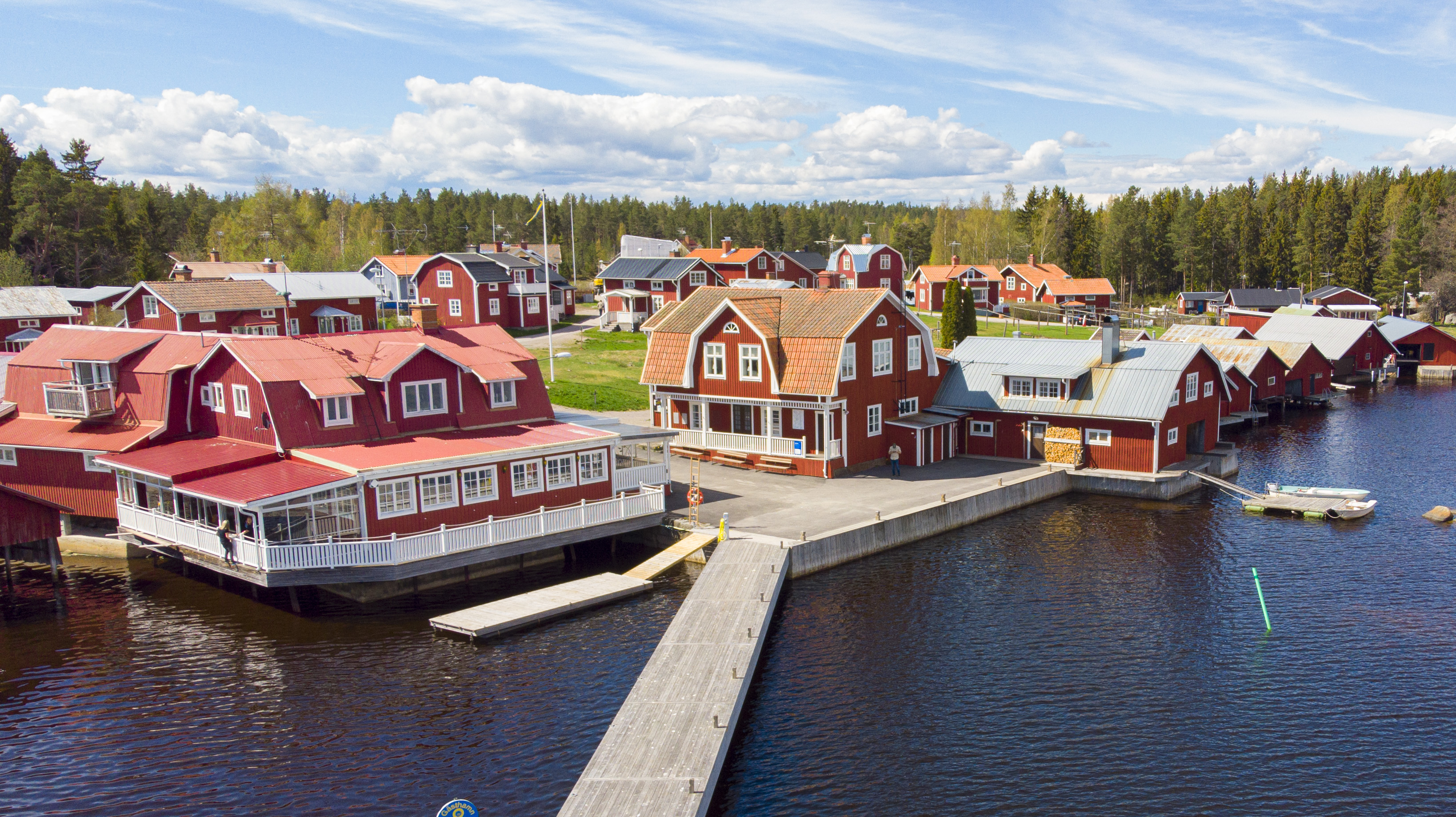 Det genuina fiskeläget Skärså med restaurangen Albertina