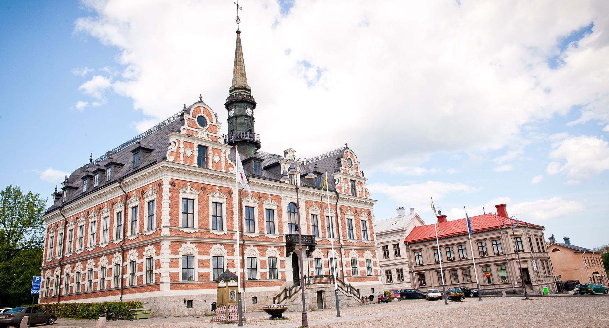 Rådhustorget och kvarteret runtom är ett byggnadsminne