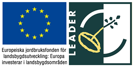 Logotyper Leader och EU