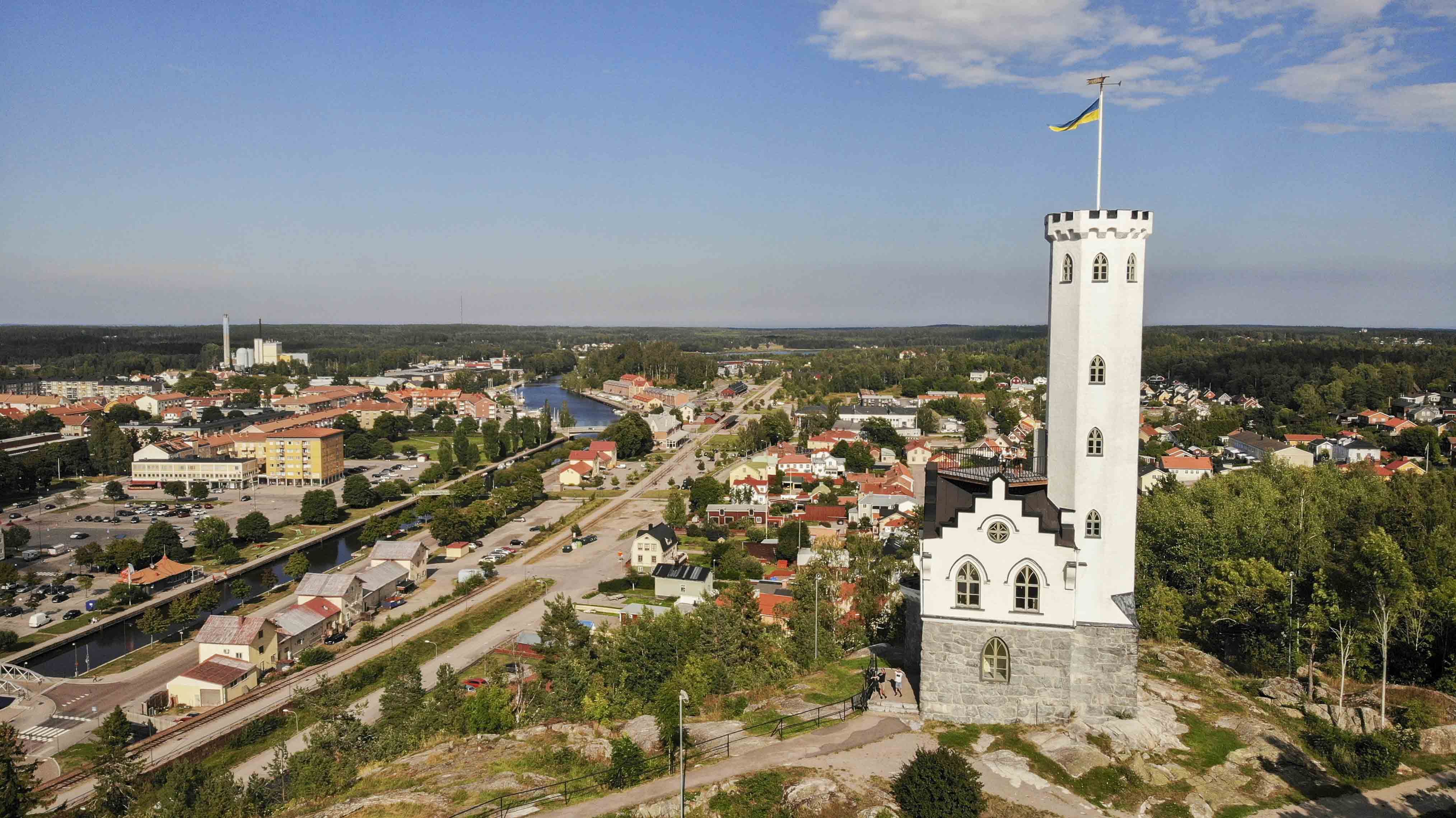 Maxad vy från Östra berget