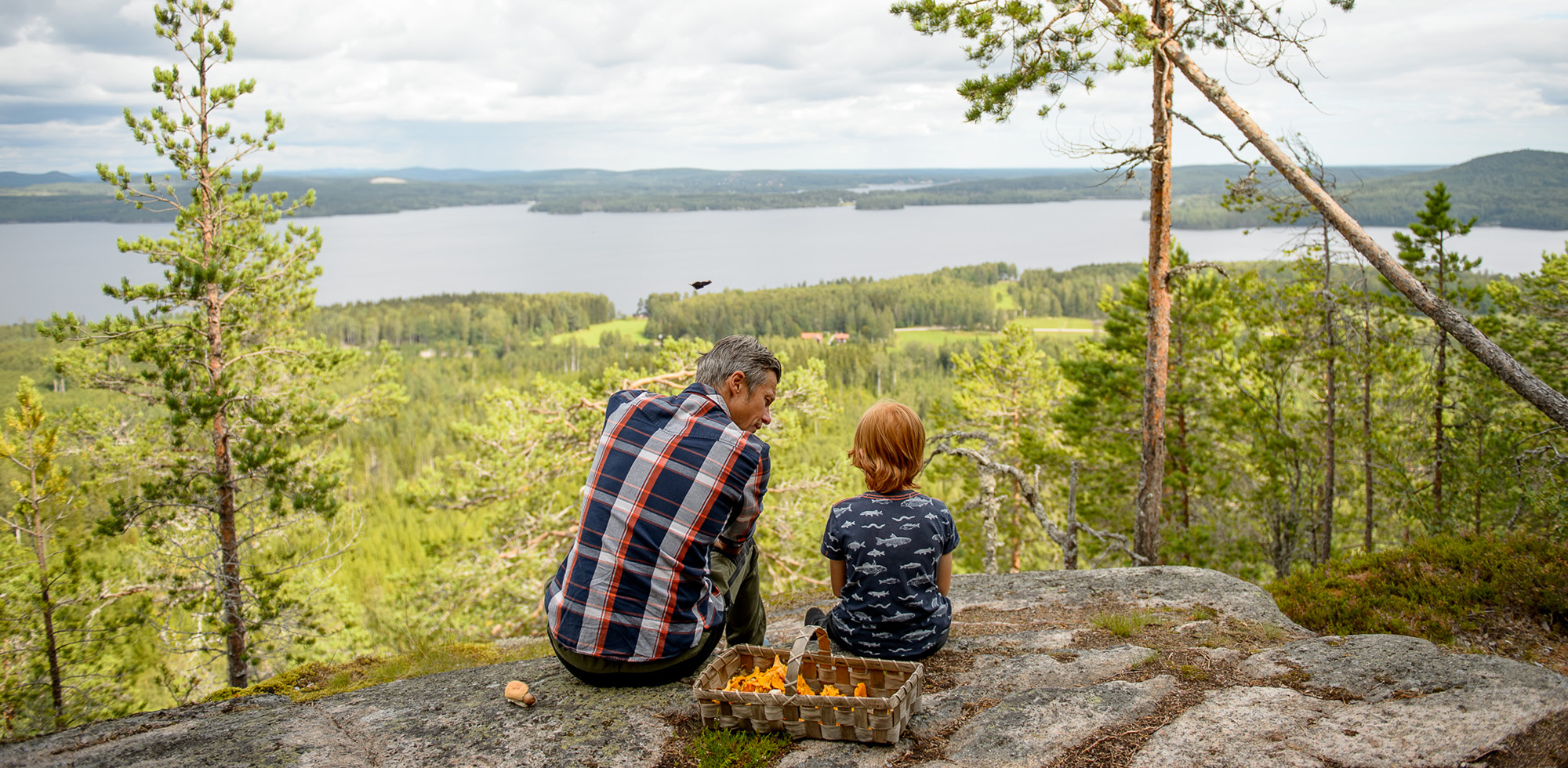 Härlig paus med utsikt över Bergviken