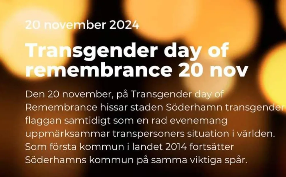 Transgender day of Remembrance 