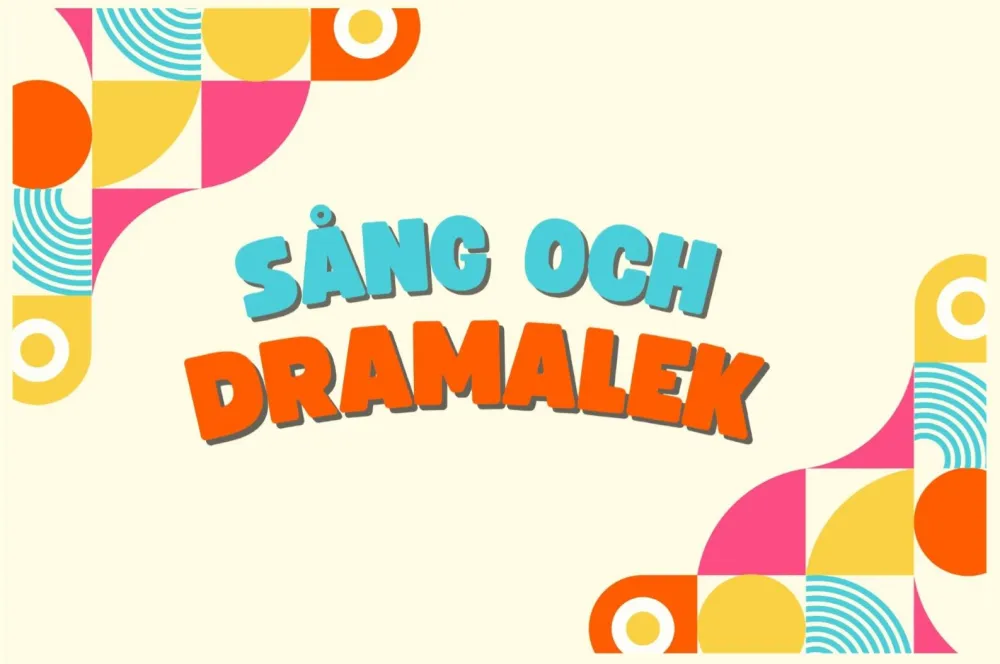 Sång och drama på biblioteket!