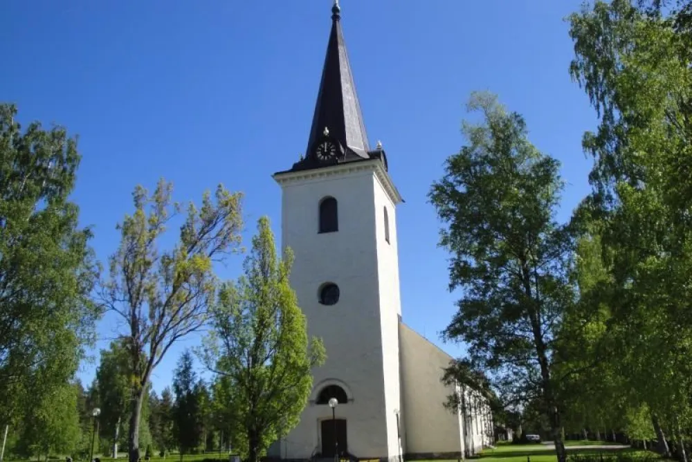 Helgsmålsbön och visning av Mo kyrka