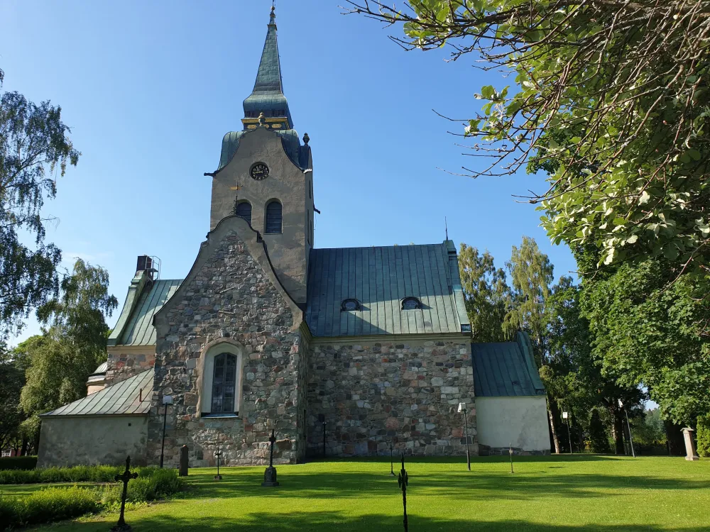 Helgsmålsbön och visning av Söderala kyrka
