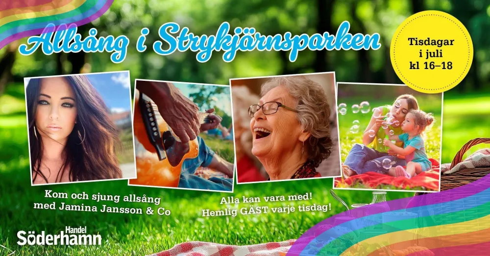 Allsång i Strykjärnsparken – PRIDE Edition!