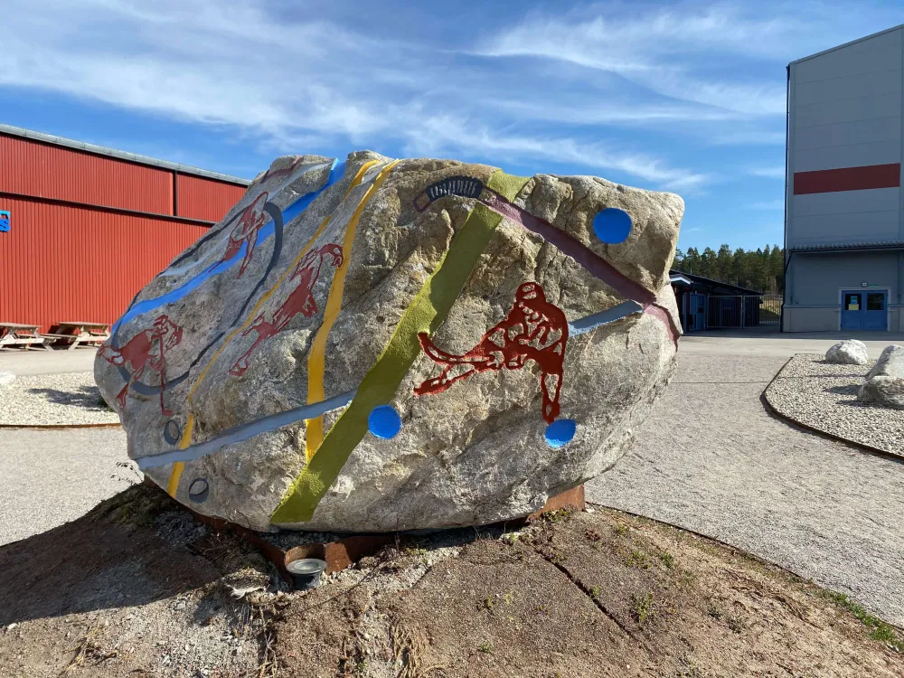 Konstverk vid Hällåsen
