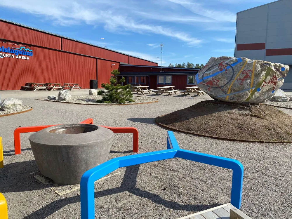 Konstverk vid Hällåsen