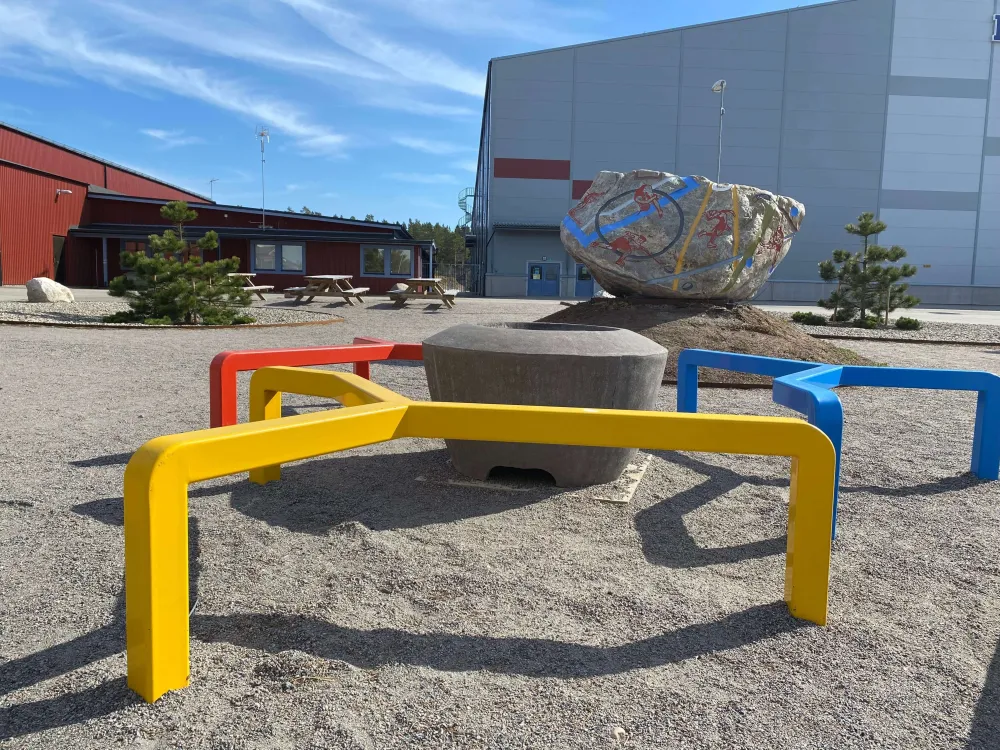 Konstverk vid Hällåsen
