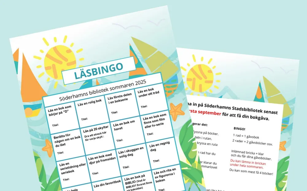 Läsbingo på sommarlovet!