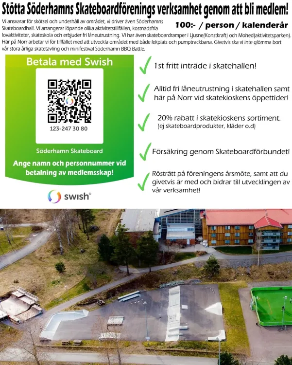 Söderhamns Skateboard-park på Norr