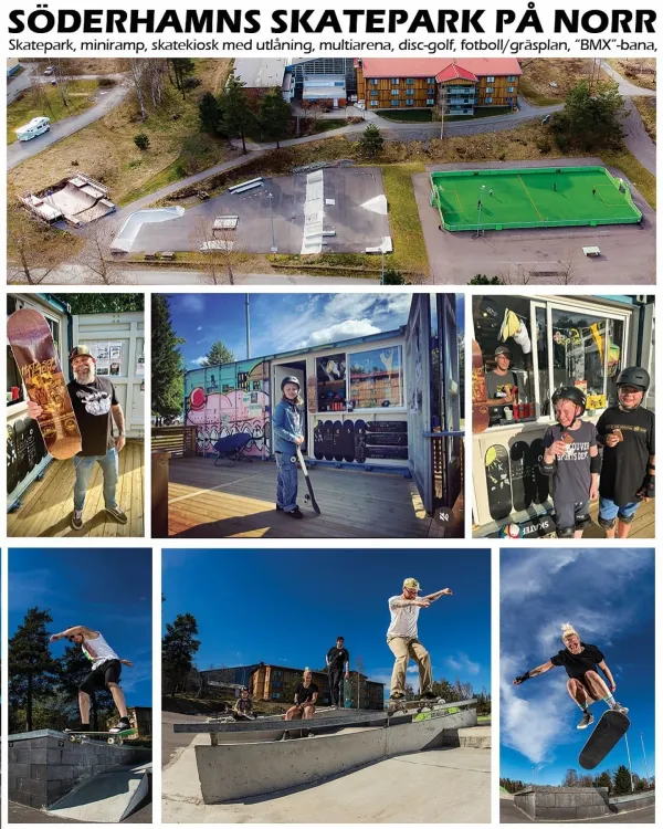 Söderhamns Skateboard-park på Norr