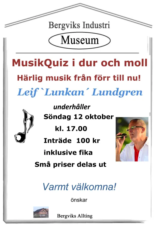 Musikquiz i dur och moll med Leif "Lunkan" Lundgren