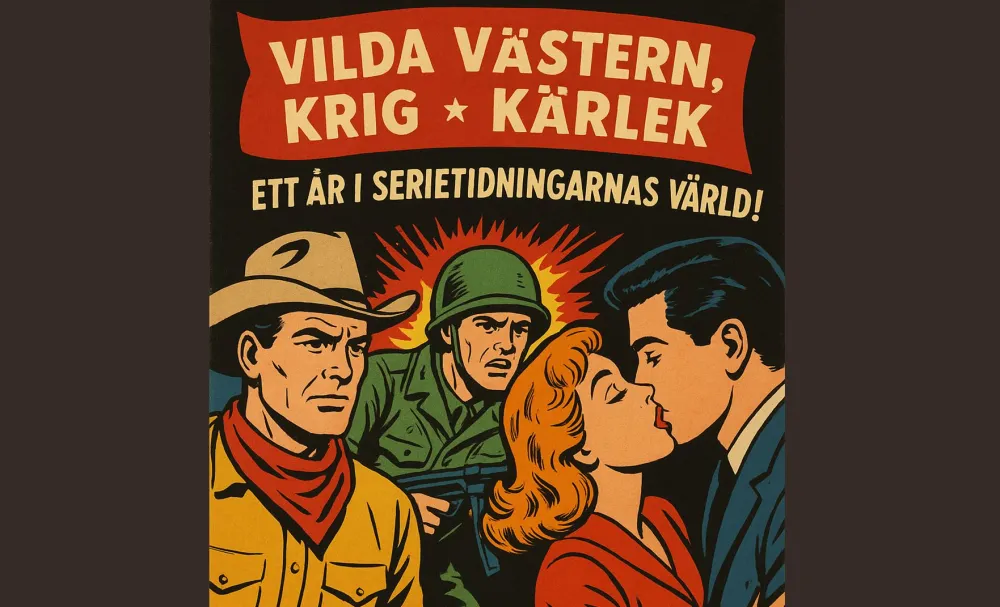 Utställning: Vilda västern, krig och kärlek - ett år i serietidningarnas värld