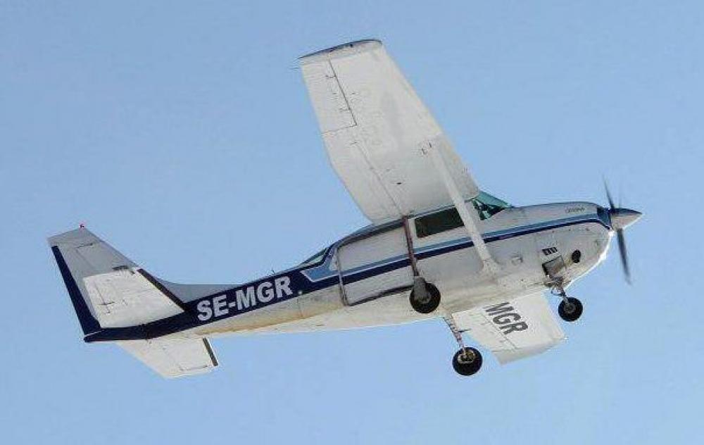 Vårat flygplan, SE-MGR "Grisen", en Cessna 206 Turbo