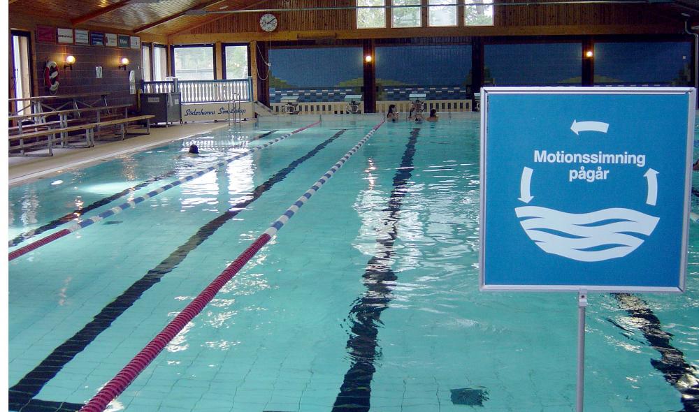 Aquarena, indoor swimming at Hällåsen 