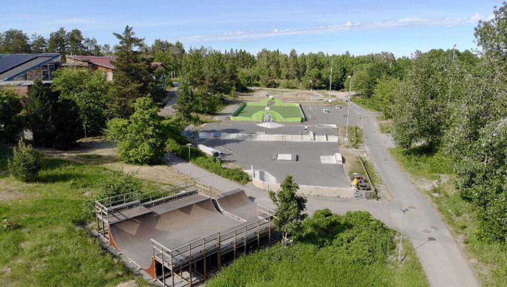 Söderhamns Skateboard-park på Norr