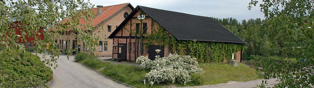 Museum and café at Bergvik's industrial museum