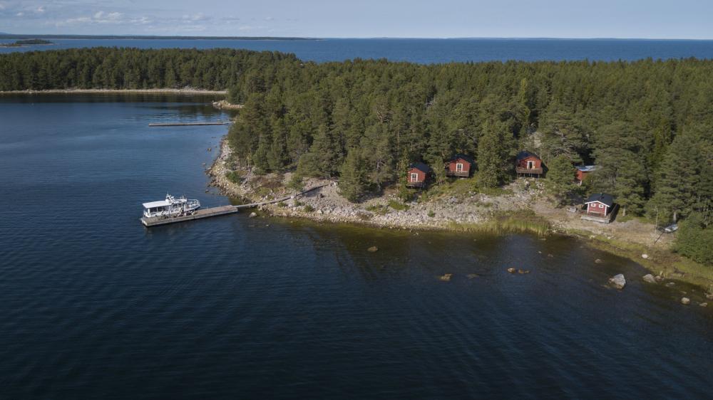 Ön Klacksörarna i Söderhamns skärgård