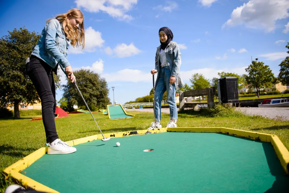 Minigolf i city