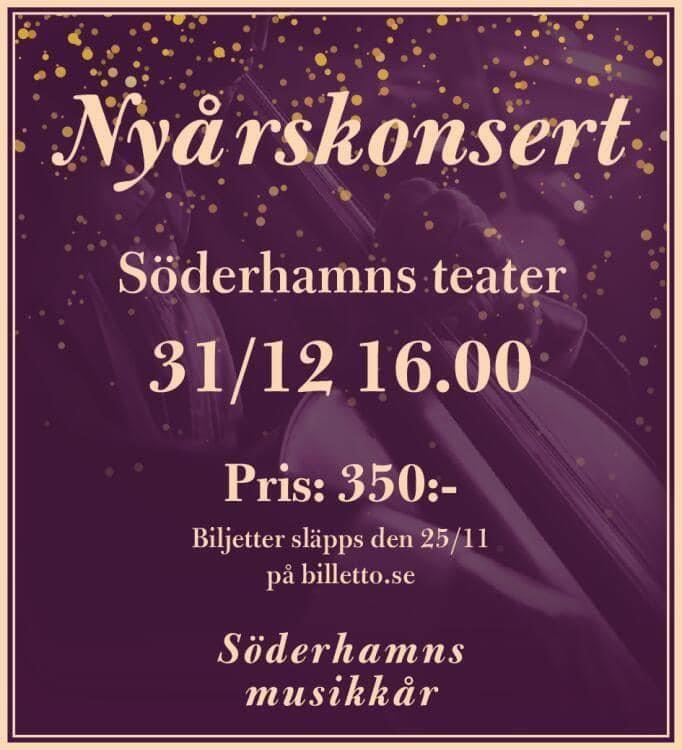 Nyårskonsert med Söderhamns Musikkår 