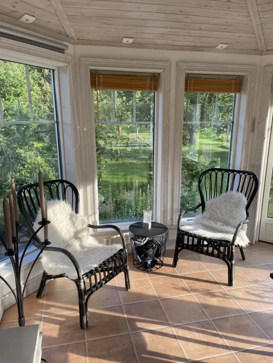 Harmonisk villa nära natur och bad