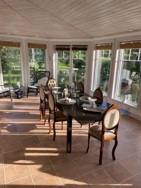 Harmonisk villa nära natur och bad