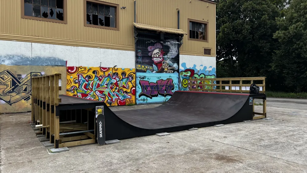 Skateboardramp i Ljusne
