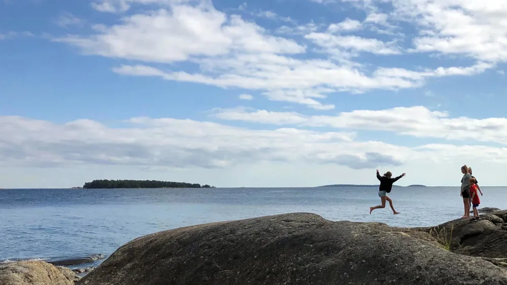 Ön Vitgrund i Söderhamns skärgård