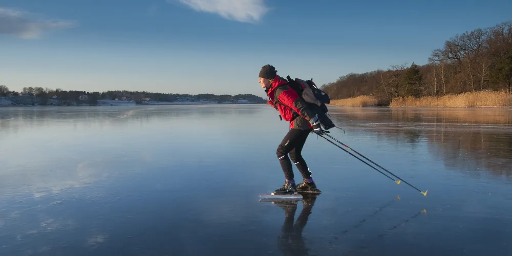Skating on the sea