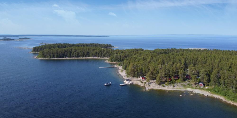 Ön Klacksörarna i Söderhamns norra skärgård