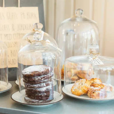 Kakor i massor på café