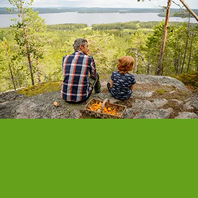 Höstbild från naturupplevelse