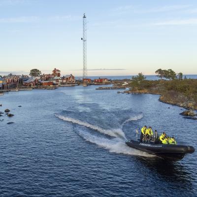 Rib båttur från ön Rönnskär