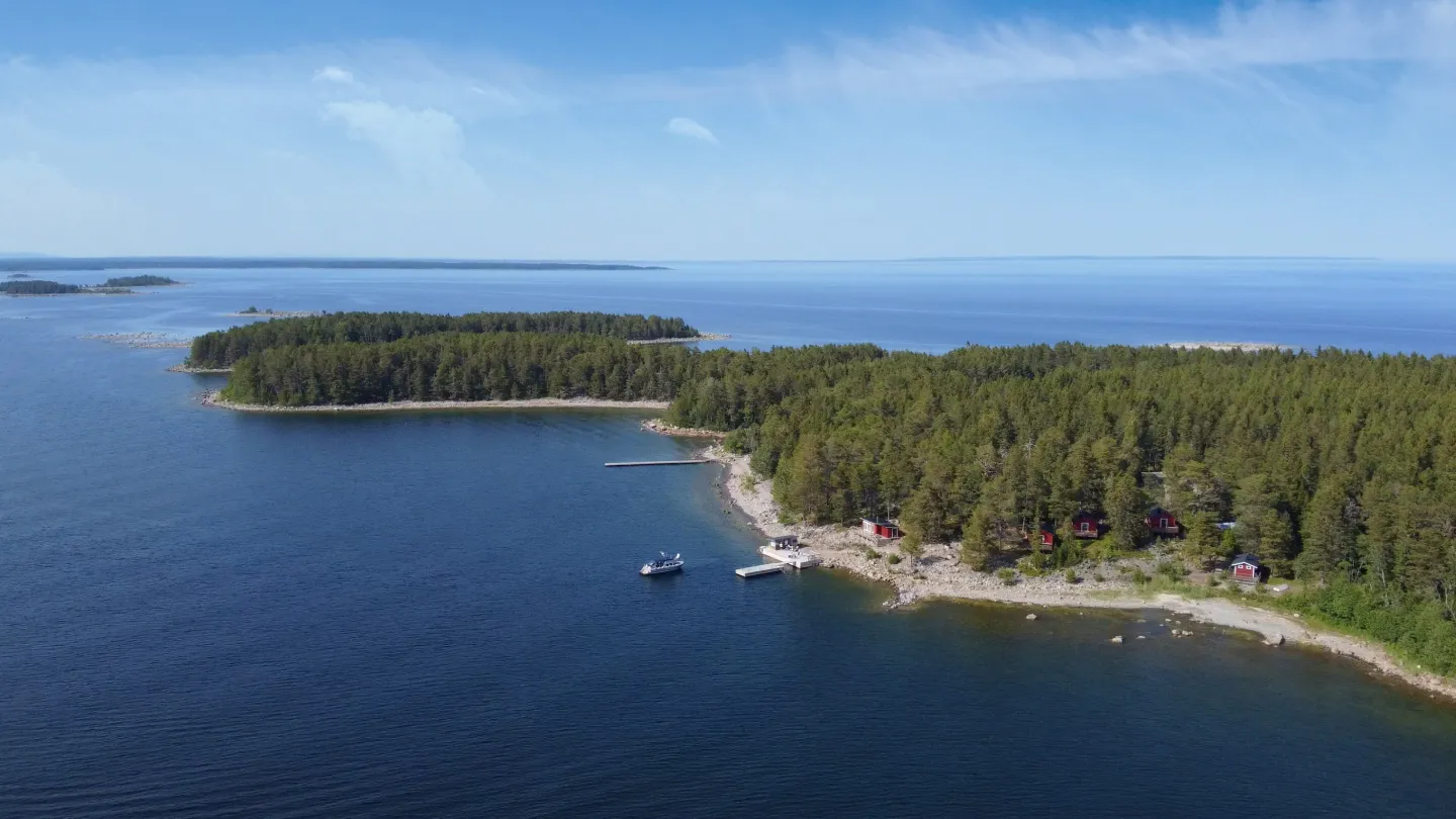 Ön Klacksörarna i Söderhamns skärgård